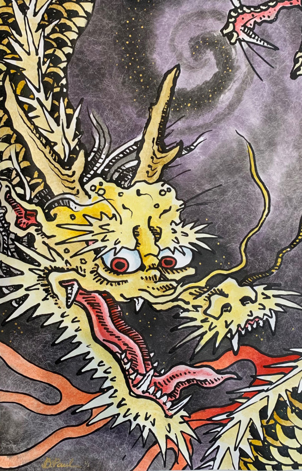 "Dragon" (Descending Right) by Brian Paul