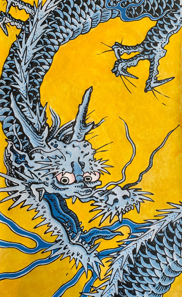 "Dragon" (Descending Right) 2/20 by Brian Paul