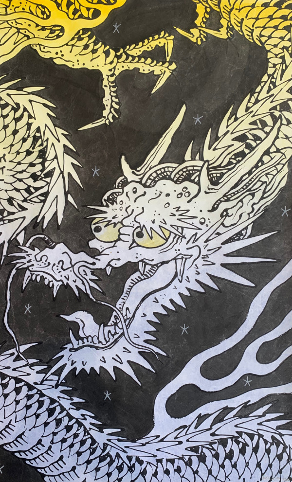 "Dragon" (Descending Left) 7/20 by Brian Paul