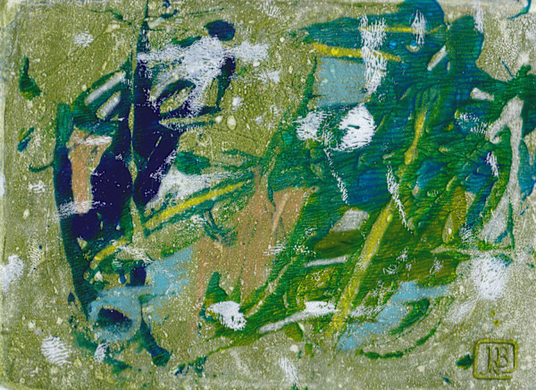 Klezmer Monotype by Julia R. Berkley