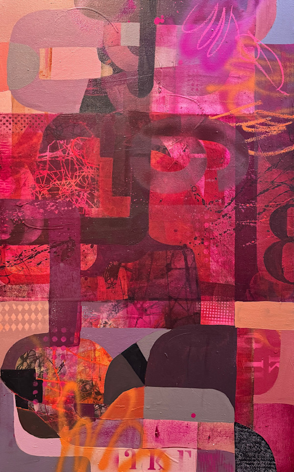 A Road  Through Back home With Pink by Liz Murphy