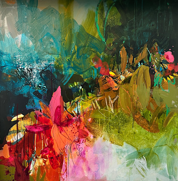 Flora And Foliage Flamboyance by Liz Murphy