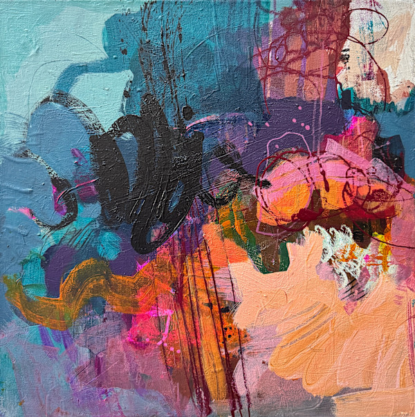 Riding Pink Waves 2 by Liz Murphy