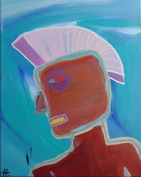 'Street Deity' 2019, by Kyle Heinly