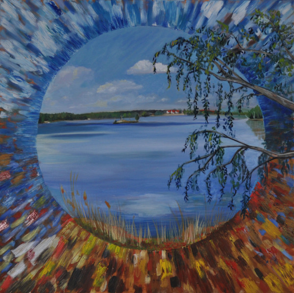 Commission Piece of Bergwitz See by Shannon Maisel
