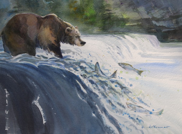 Just Right - Alaskan Brown Bear by Karyn deKramer