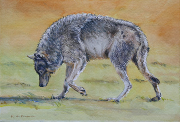 Scent Trail - Wolf by Karyn deKramer