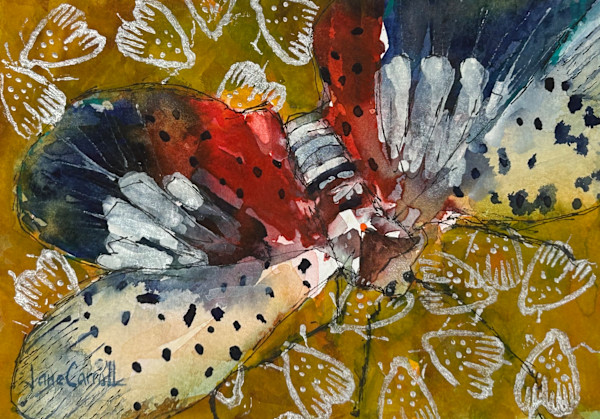 Unwelcome Summer Visitor II- Spotted Lanternfly by Jane Carroll