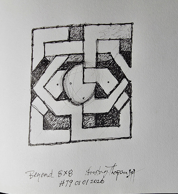 BEYOND  8 X 8  H7901012026 by HB Barry Strasbourg-Thompson BFA