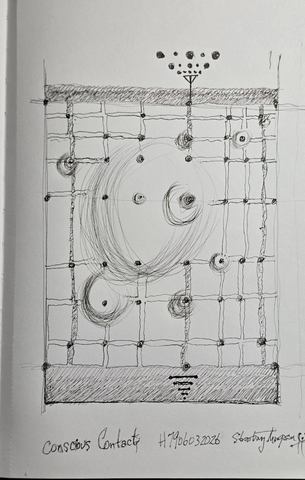 Conscious Contact     H7906032026 by HB Barry Strasbourg-Thompson BFA, Image 3.