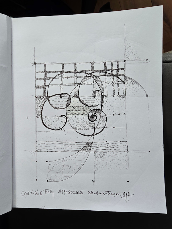 "Gratitude & Folly" H7906052026 by HB Barry Strasbourg-Thompson BFA, Image 1.