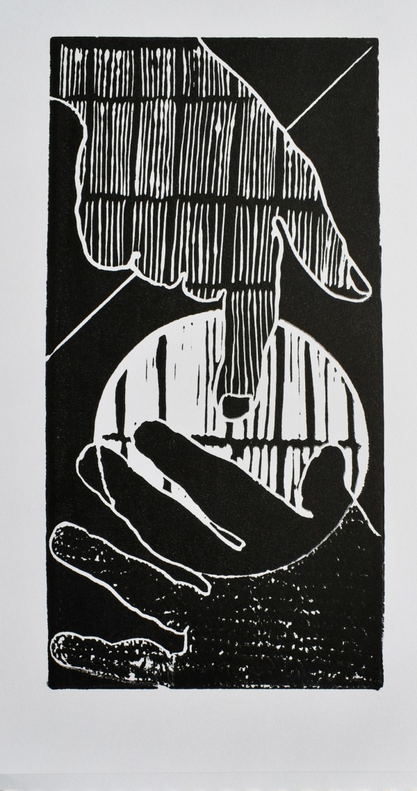 Conscious Contact: Staying in Touch   H7610082022 (Linocut AP)