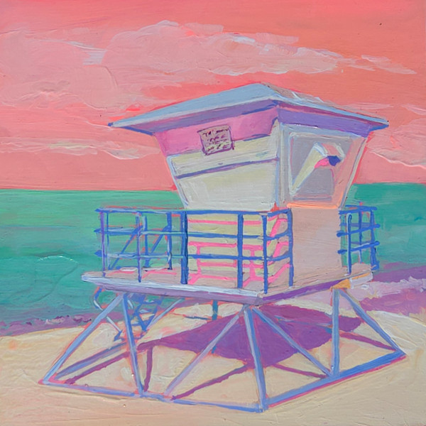 Del Mar Lifeguard Tower by Kate Joiner, Image 1.