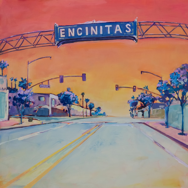 Encinitas Sign - 2023 by Kate Joiner
