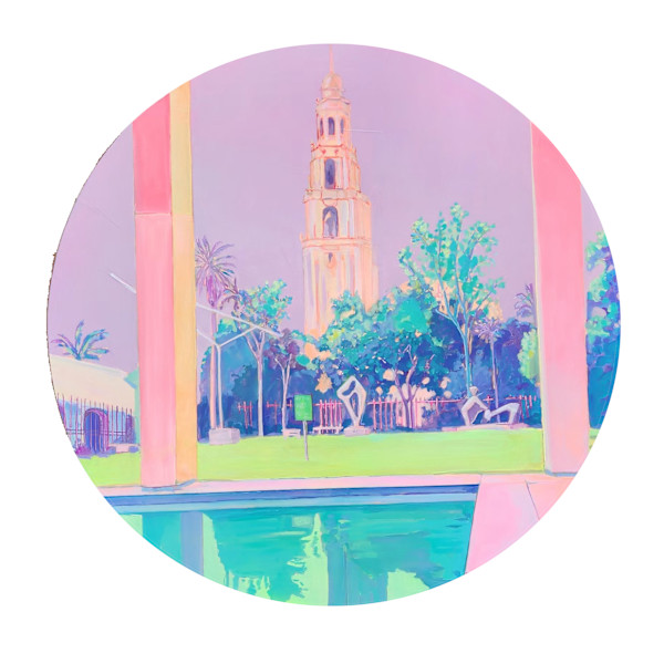 Museum Pool, Balboa Park by Kate Joiner