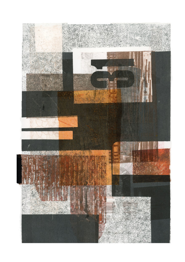 Palimpsest Composition #5 by Sally Hirst