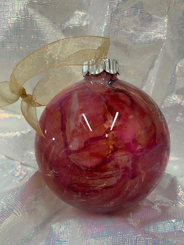 LP-1 - 4" 2024 Peace Ornament by Charity Kracher