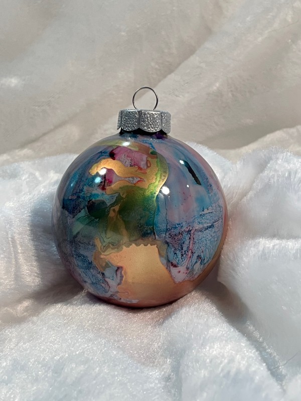 3" Peace Ornament #21 by Charity Kracher