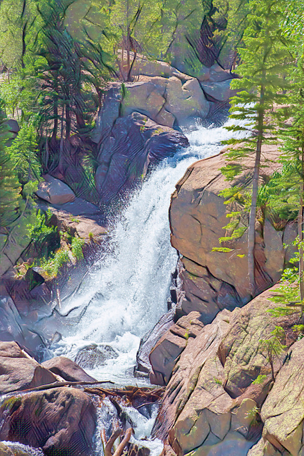 Alberto Falls by Lewis Jackson