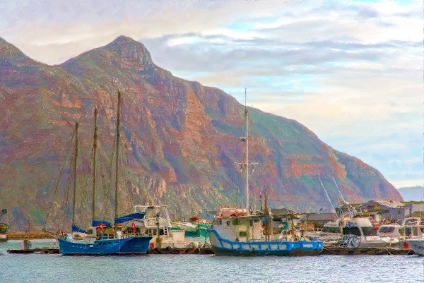 Boats at Bay by Lewis Jackson