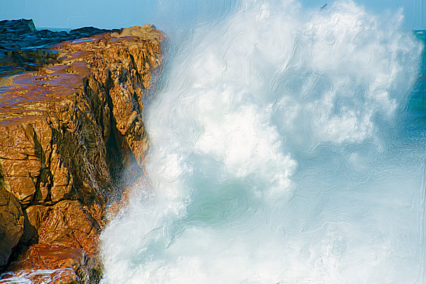 Crashing Surf by Lewis Jackson