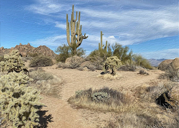 Dynamite Foothills Landscape by Lewis Jackson