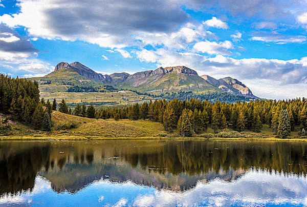 An Evening in the San Juan Mountains 1 by Lewis Jackson