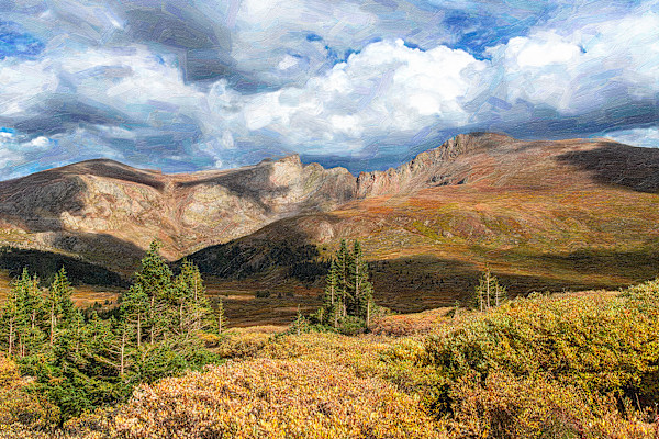Guanella Pass Landscape by Lewis Jackson