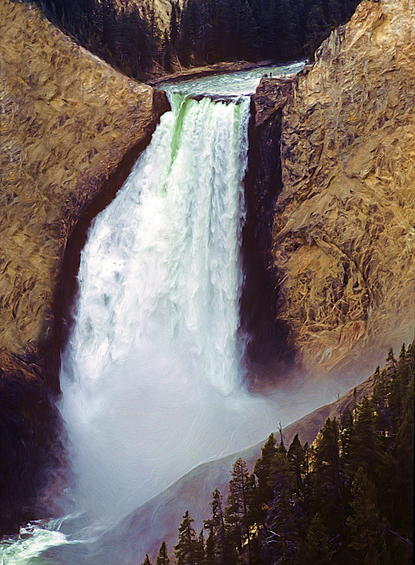 Yellowstone Falls by Lewis Jackson, Image 1.