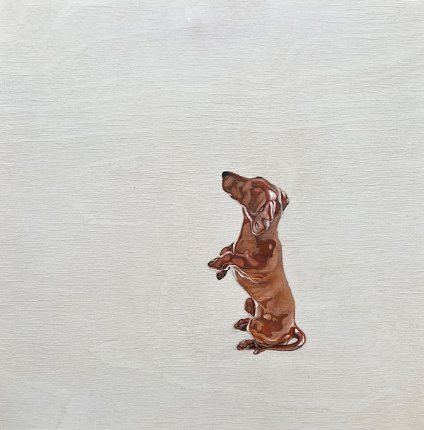 Dachshund Figurine by Kim Harding