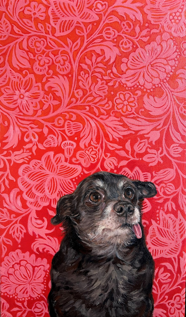 Norman & his Favourite Wallpaper by Kim Harding