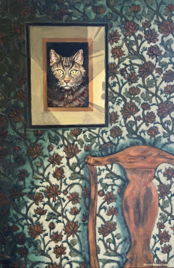 "The Portrait" 60 x 40cm, oil on canvas by Kim Harding