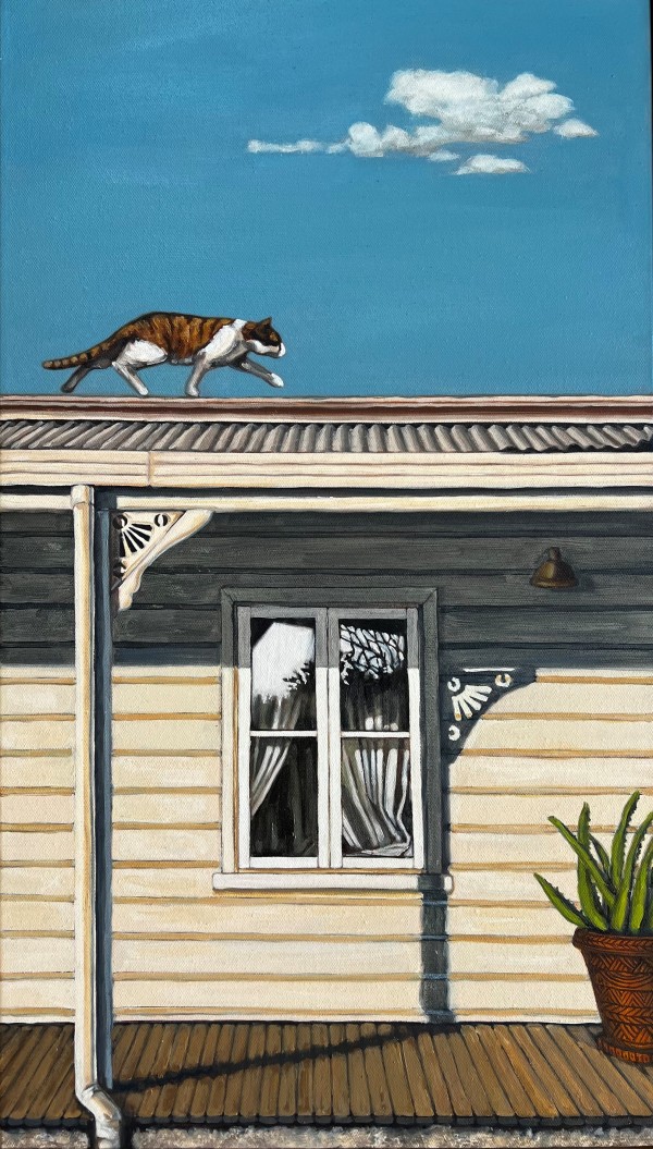 "The Shortcut" 60 x 40cm, oil on canvas by Kim Harding