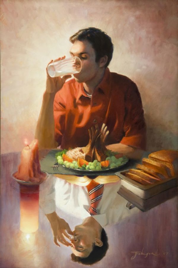 "Feast Upon the Word" (2 Nephi 32:3) by James L Johnson