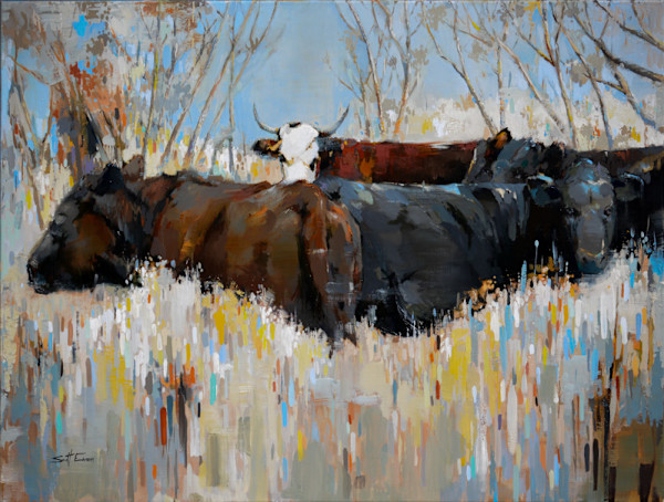 Fall Cows by scott ewen