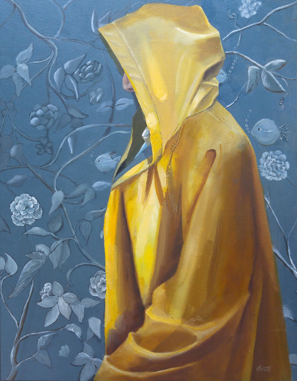 Yellow Raincoat by Mona Turner