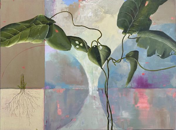 Lac et deux montagnes VIII by Mona Turner, Image 1.