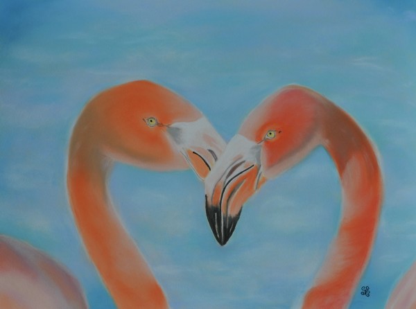 Flamingo Love by Jules Chabeaux