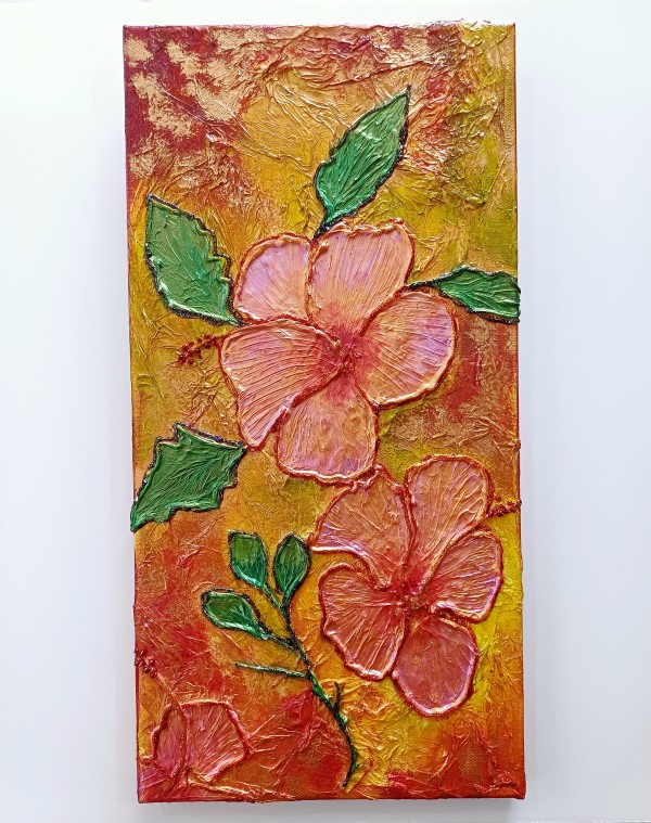 Rose Gold Biscus by Cher-Antoinette