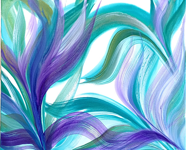 VIOLET TEAL SWAY by Cher-Antoinette