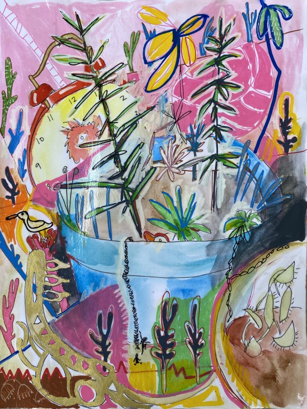 Flower Pot by Christine Bush Roman