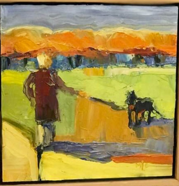 Walking Her Dog