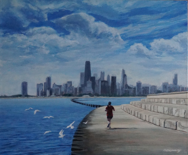 Summer in the Windy City by Cathy Lorraway Art