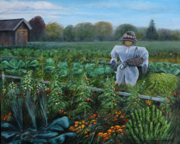 Ethel's Garden I by Cathy Lorraway Art