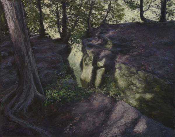 Between a Rock and a Hard Place by Cathy Lorraway Art, Image 1.