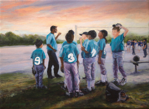 Leadership, Before the Game by Cathy Lorraway Art