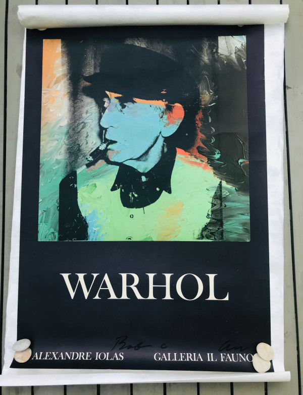 Andy Warhol Man Ray Galleria Il Fauno Signed by Andy Warhol
