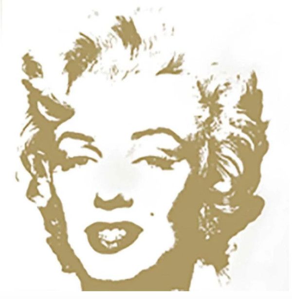 Golden Marilyn by Andy Warhol