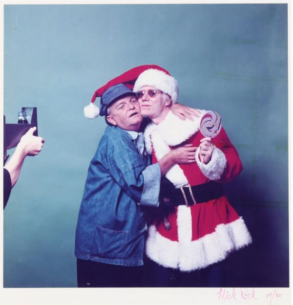 Andy Warhol and Truman Capote by Mick Rock