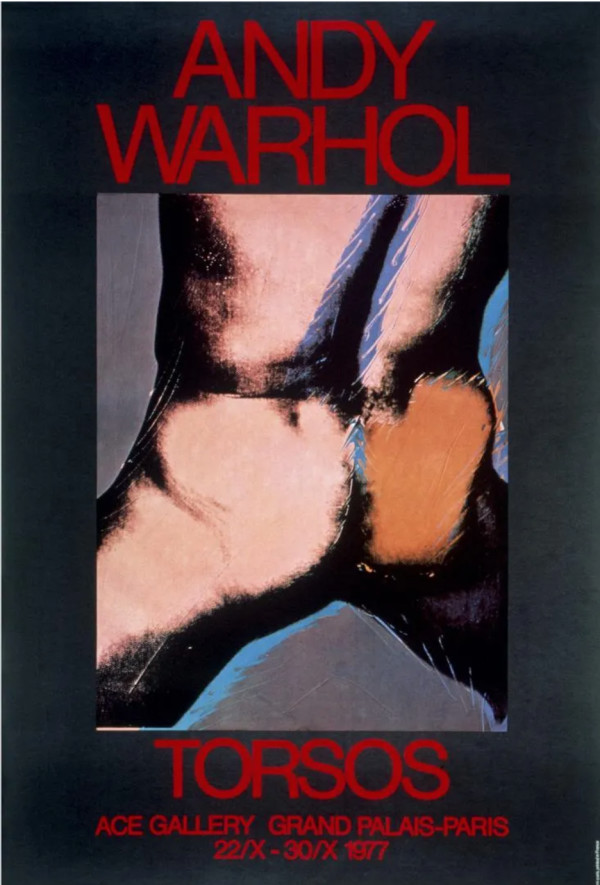 Andy Warhol Torsos  ACE GRAND PALAIS PARIS 1977 by Andy Warhol